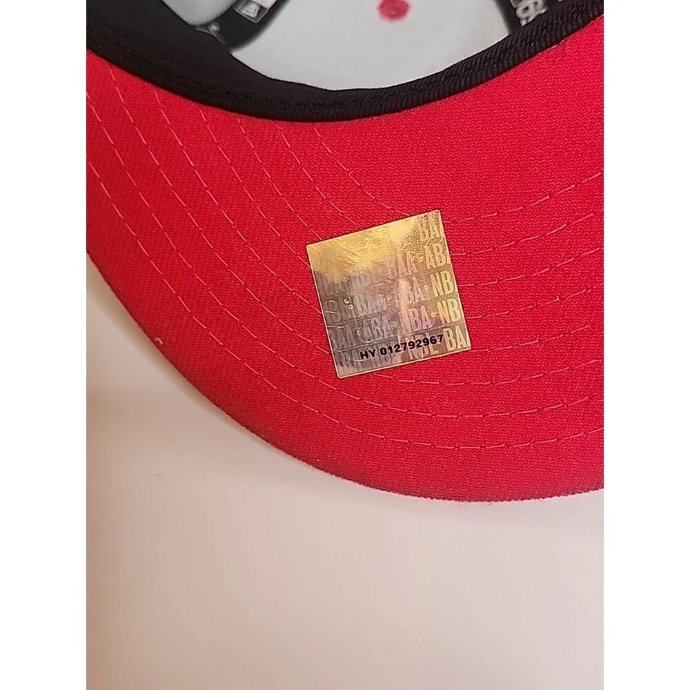 Detroit Pistons New Era 59Fifty Hardwood Classics Hat Cap 7 1/8 Pink Gray